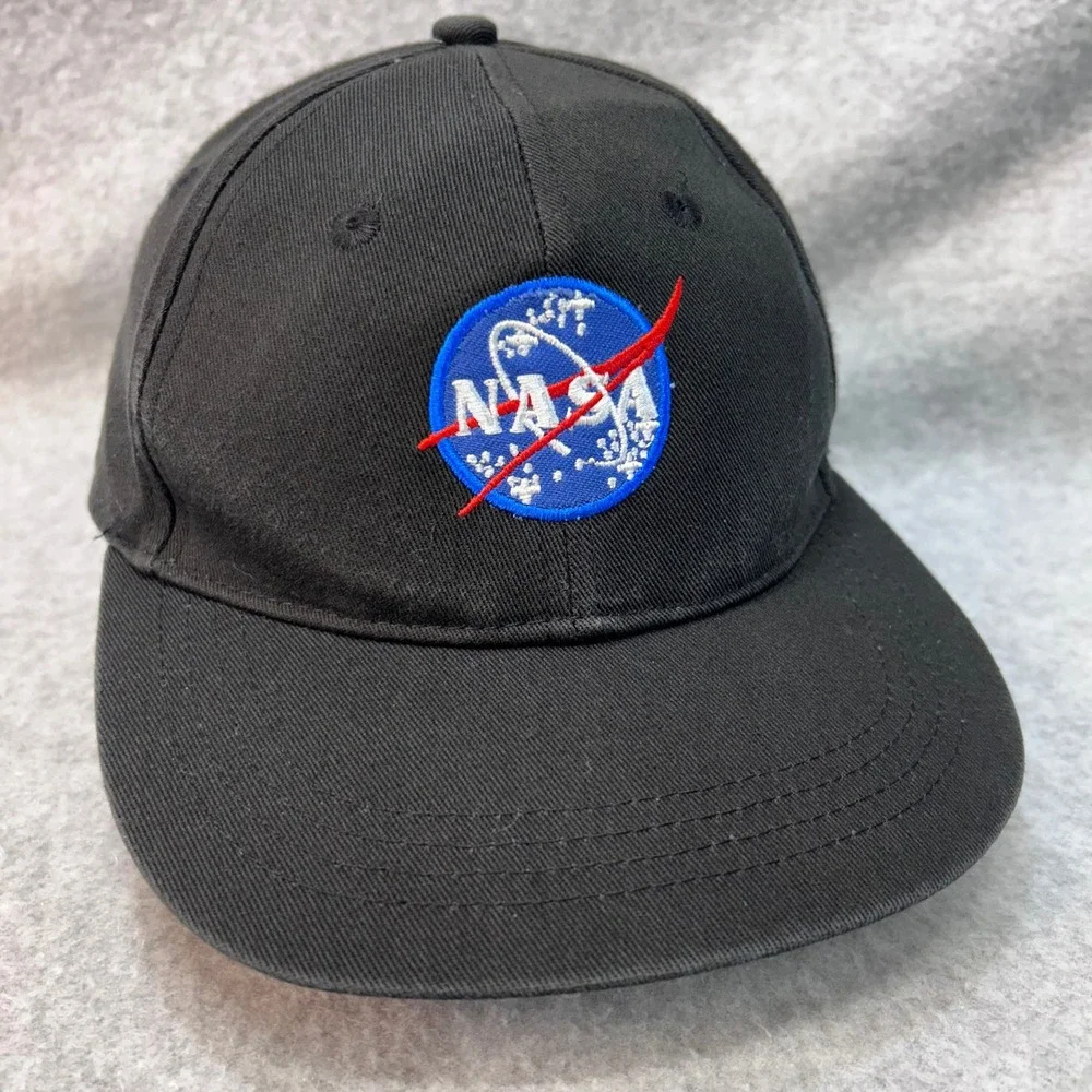 NASA Meatball Logo Kids Black Born Toys Baseball Hat Adjustable OSFM